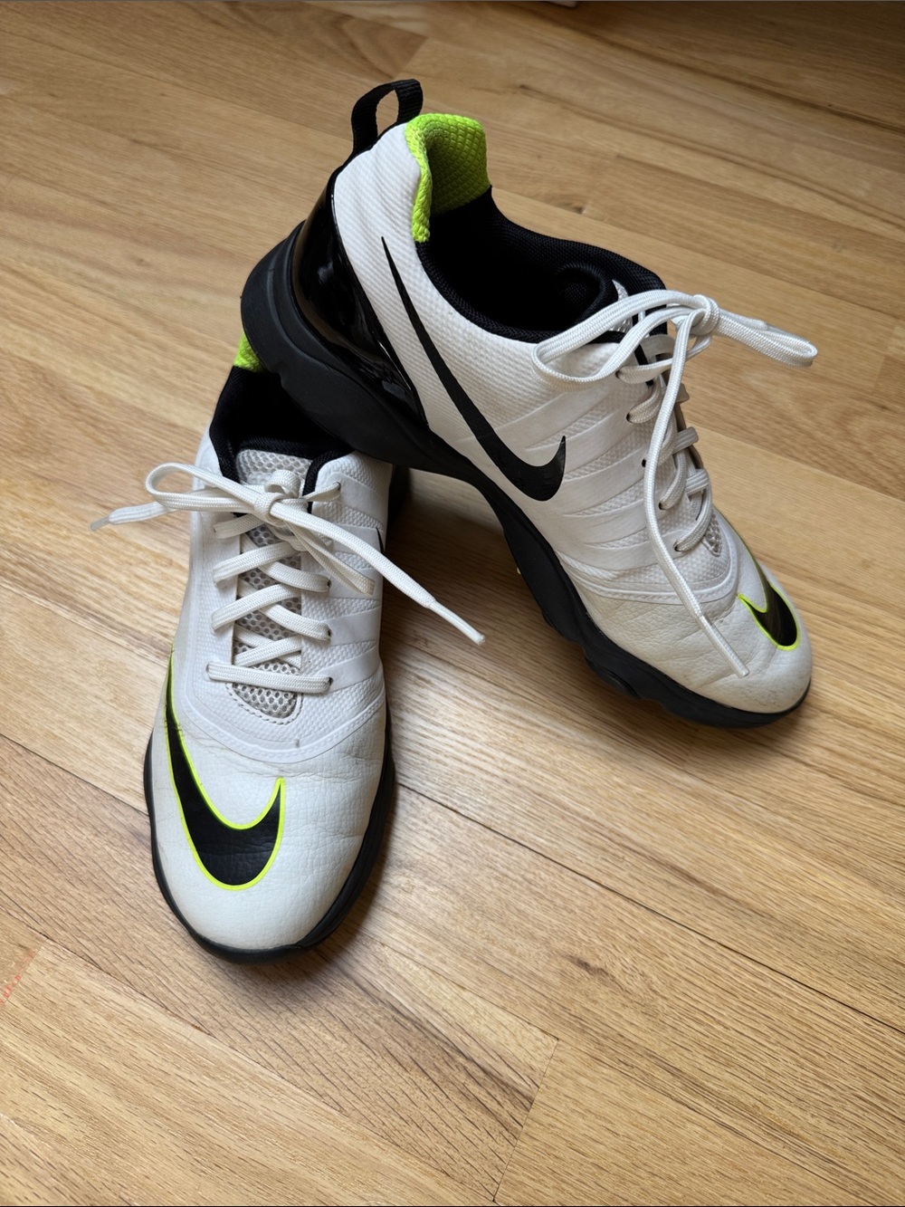 Nike Junior Control Golf Shoes White/Black